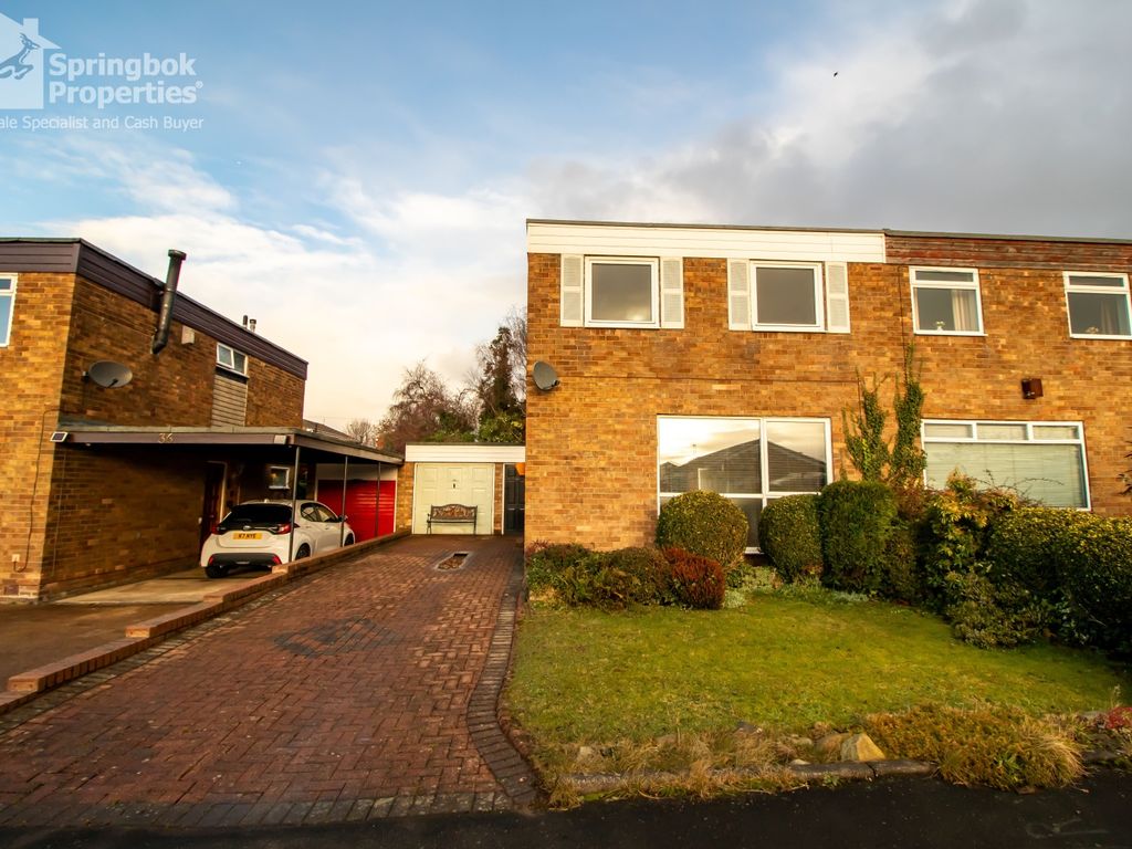 3 bed semidetached house for sale in Caversham Road, Newcastle Upon