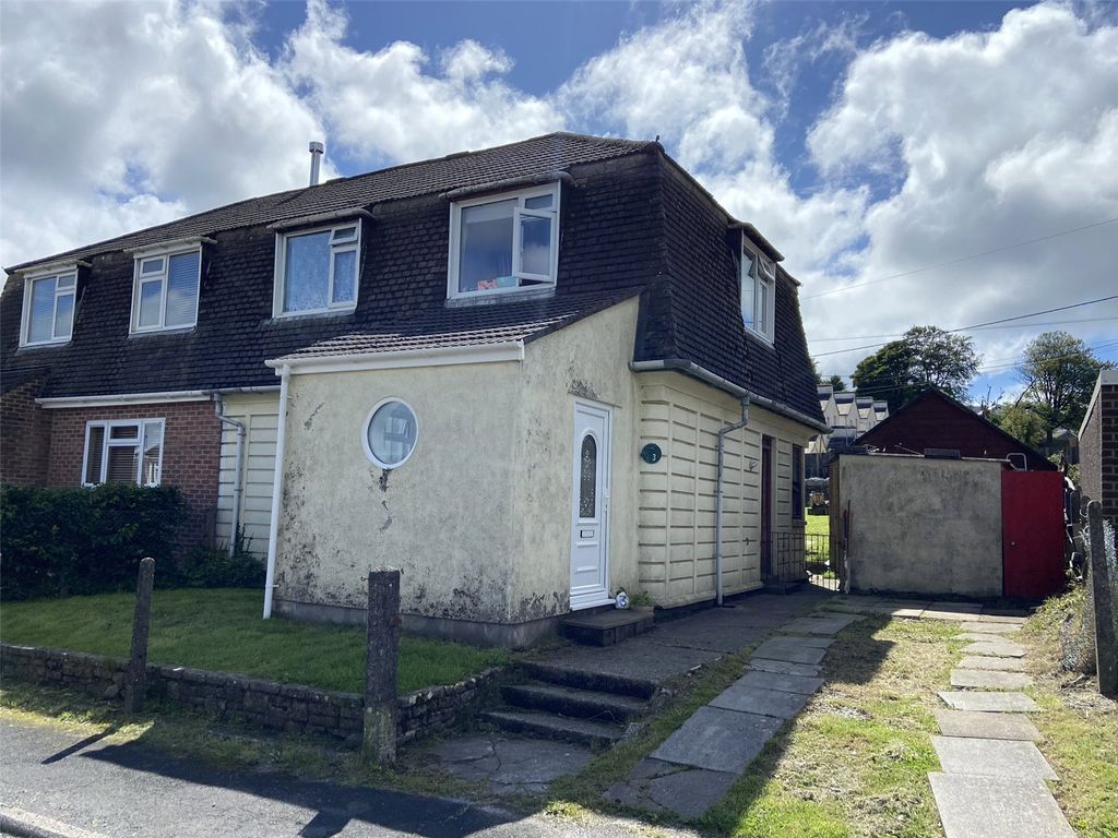 3 bed semidetached house for sale in Blackabrook Avenue, Princetown, Yelverton PL20, £135,000
