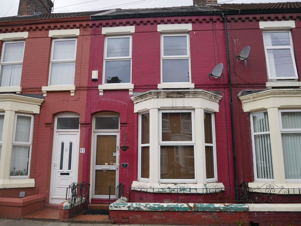 2 bed terraced house for sale in Kelso Road, Liverpool L6, £115,000