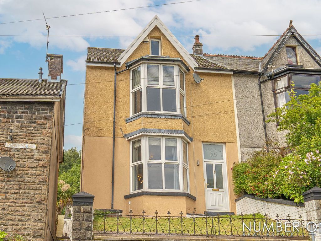 6 bed semidetached house for sale in Penrhys Road, Ystrad CF41, £