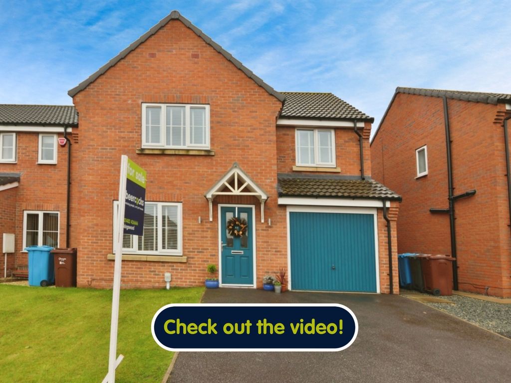 4 bed detached house for sale in Brockwell Park, Kingswood, Hull HU7, £