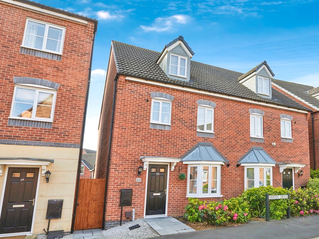 4 bed semidetached house for sale in Merton Drive, Derby DE22, £