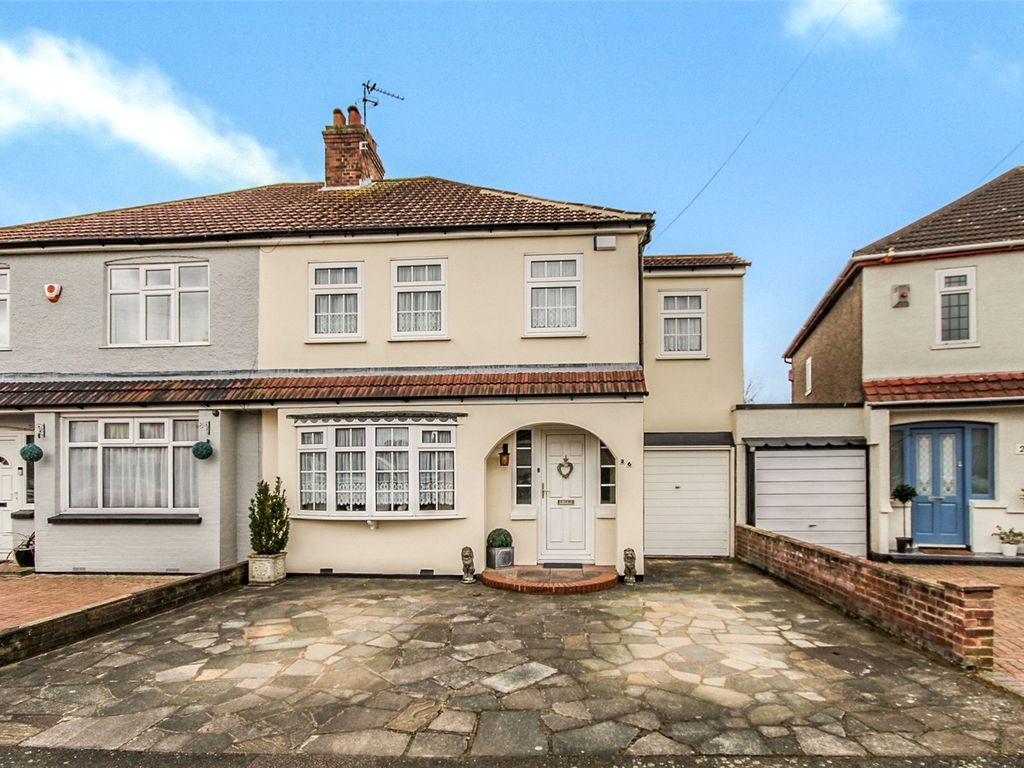 4 bed semidetached house for sale in Newlyn Road, Welling, Kent DA16