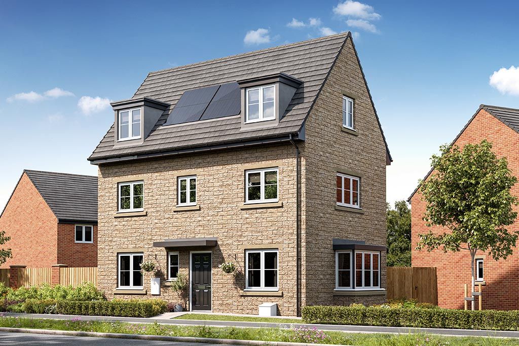 New home, 4 bed semidetached house for sale in "The Oldbury" at