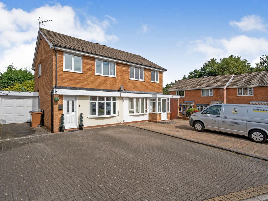 3 bed semidetached house for sale in Hedgerow Close, Hednesford, Cannock WS12 Zoopla