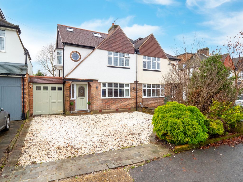 4 bed semidetached house for sale in Ewell Park Way, Ewell, Epsom