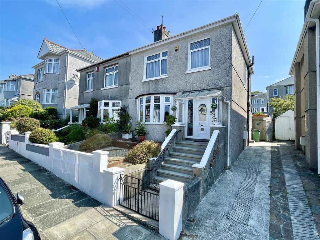 3 bed semidetached house for sale in Berrow Park Road, Plymouth PL3, £