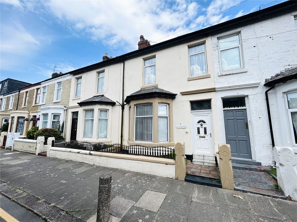 4 bed terraced house for sale in Livingstone Road, Blackpool