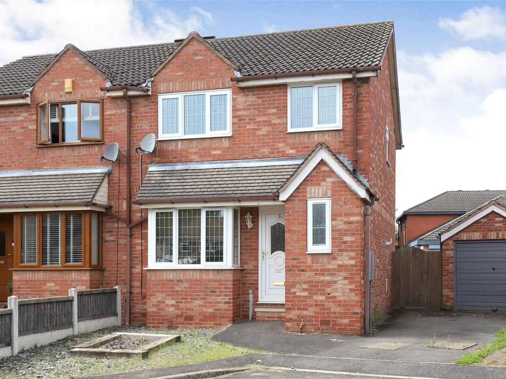 3 bed semidetached house for sale in Abbey Place, Renishaw, Sheffield