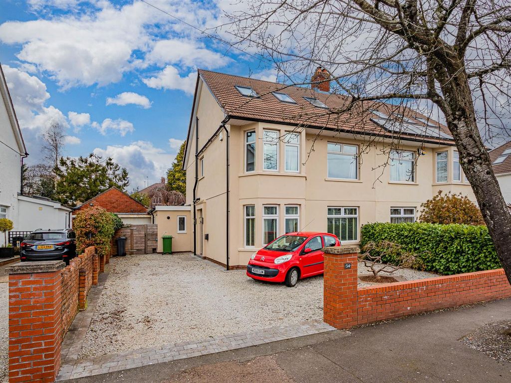 5 bed semidetached house for sale in St. Michaels Road, Llandaff