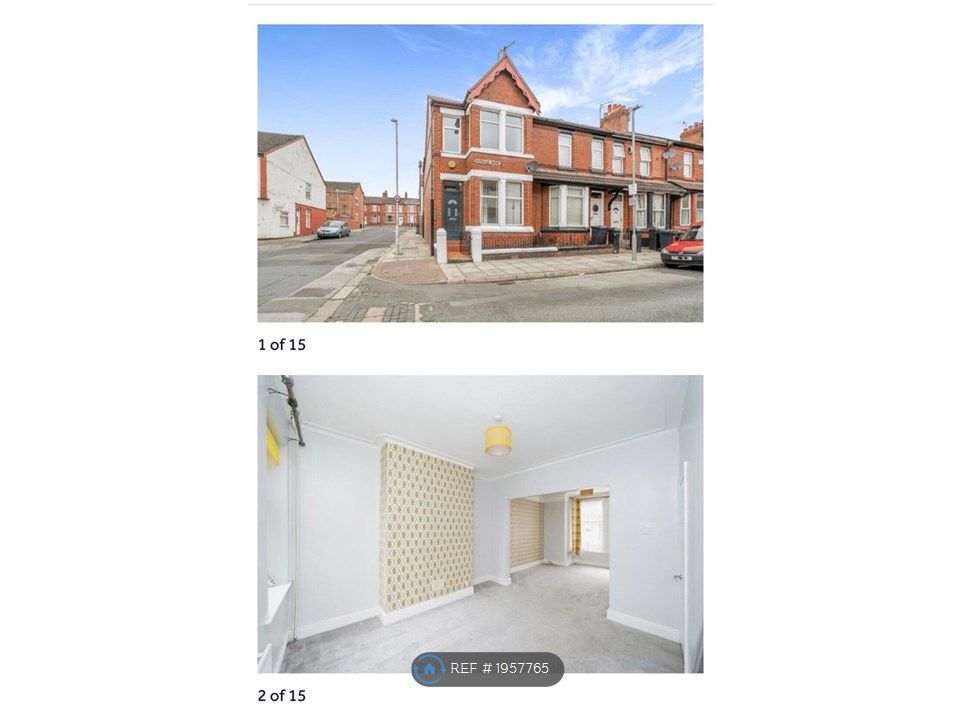 3 bed end terrace house to rent in Ivydale Road, Tranmere Birkenhead
