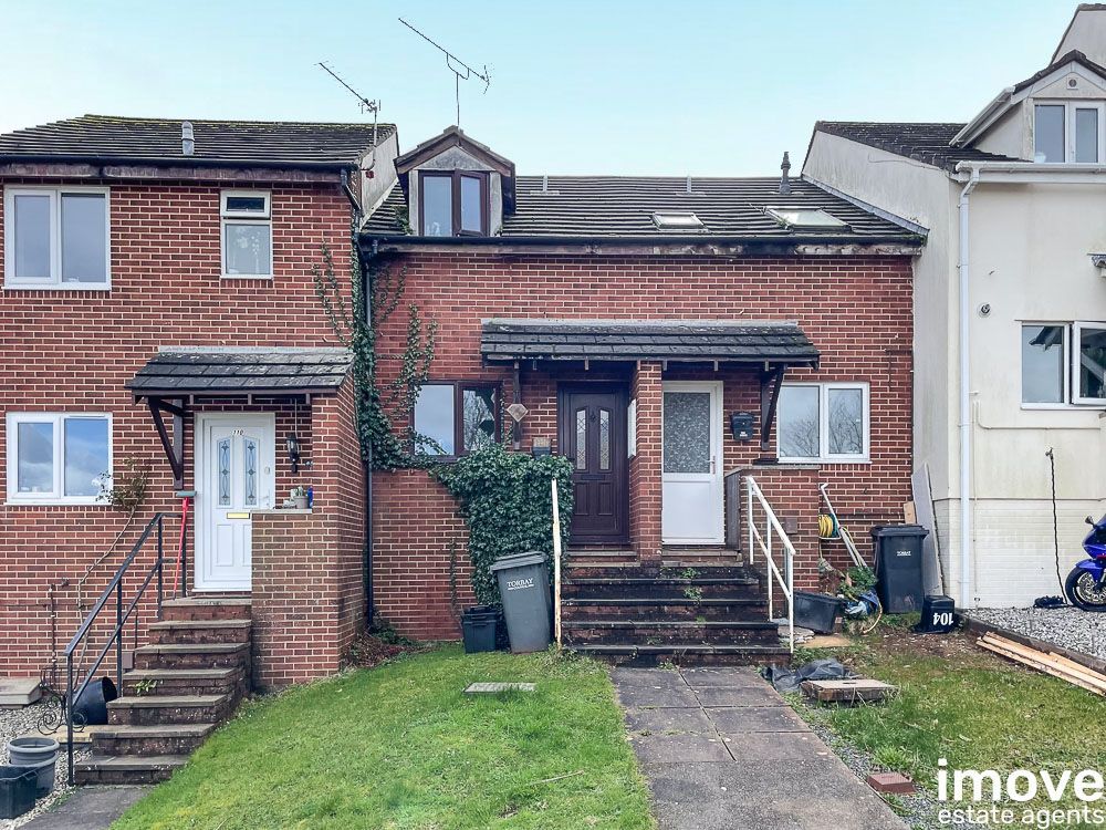 1 bed terraced house for sale in Glebeland Way, Torquay TQ2, £160,000