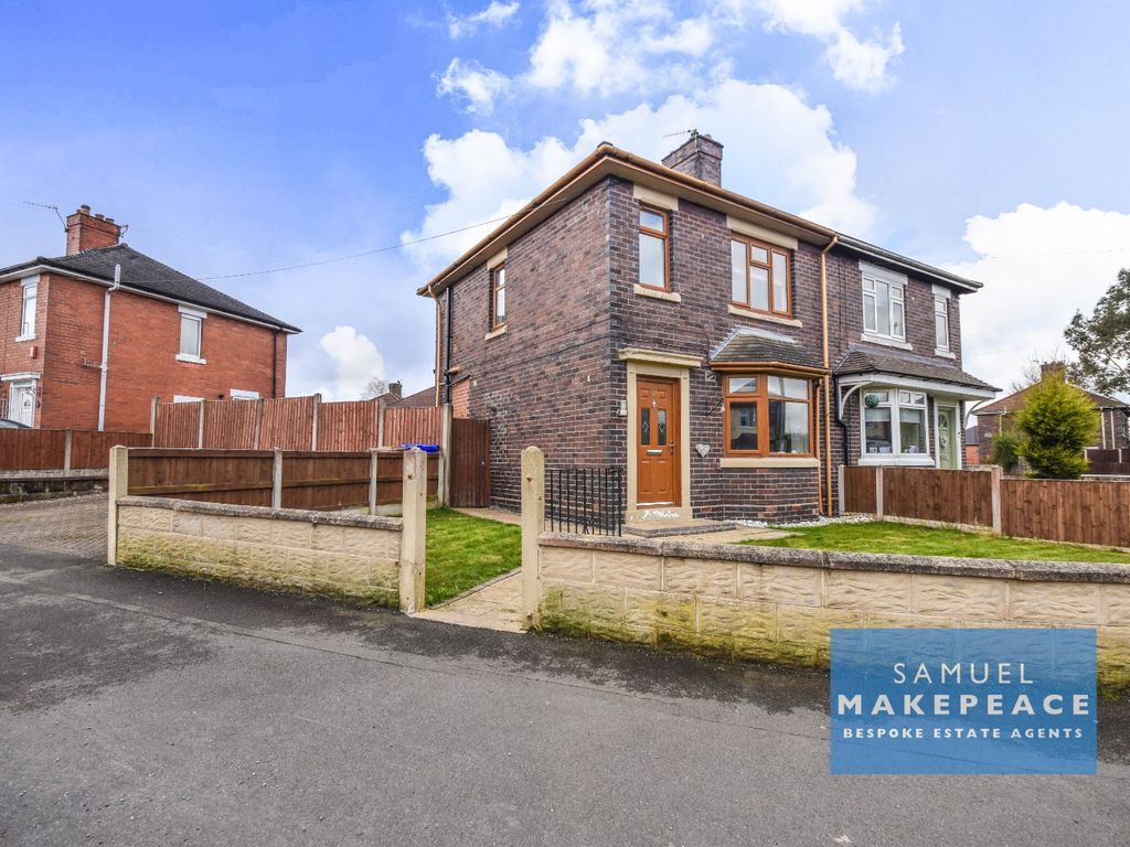3 bed semidetached house for sale in Bemersley Road, Ball Green, Stoke