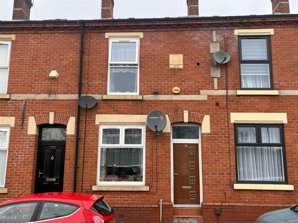 2 bed terraced house for sale in Crown Street, AshtonUnderLyne OL6, £