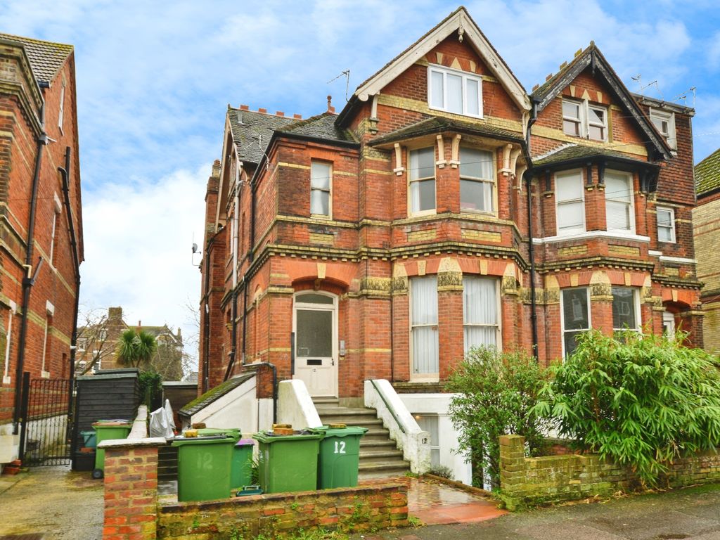 1 bed flat for sale in Christ Church Road, Folkestone, Kent CT20, £