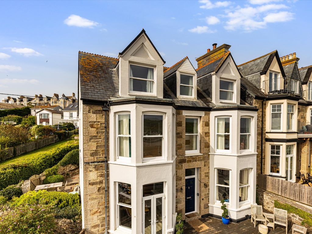 6 bed semidetached house for sale in Cliff Road, Perranporth, Cornwall