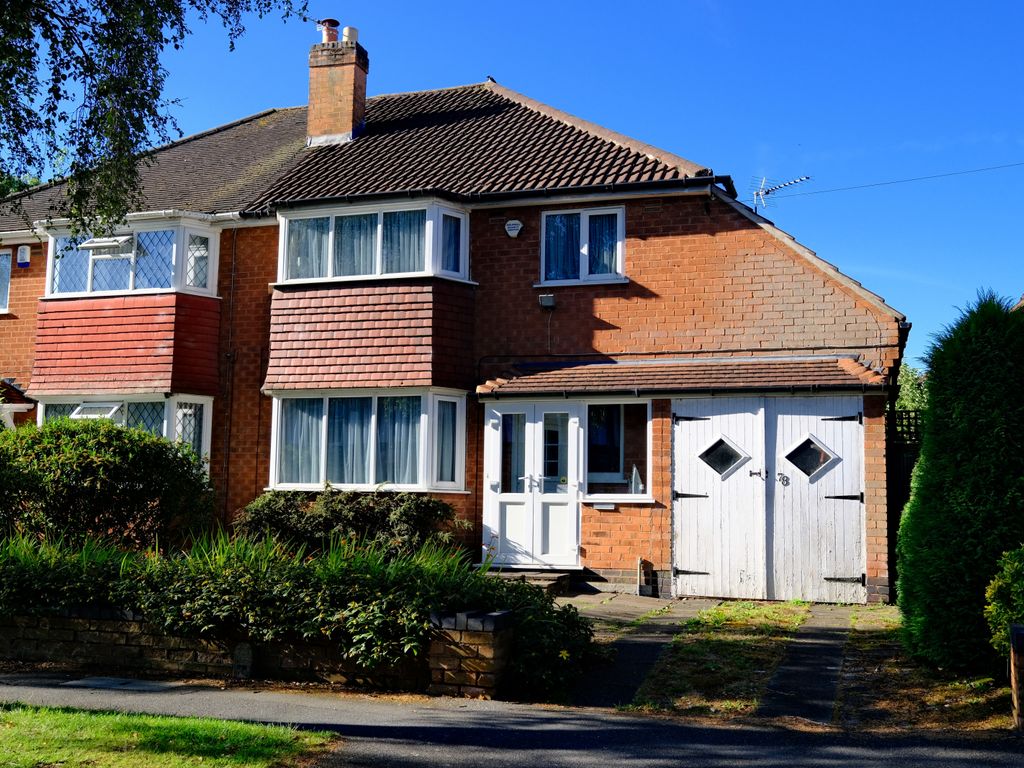 3 bed semidetached house for sale in Ulverley Green Road, Solihull