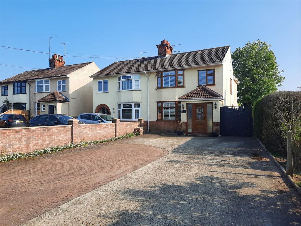 3 bed semidetached house for sale in Main Road, Kesgrave, Ipswich IP5