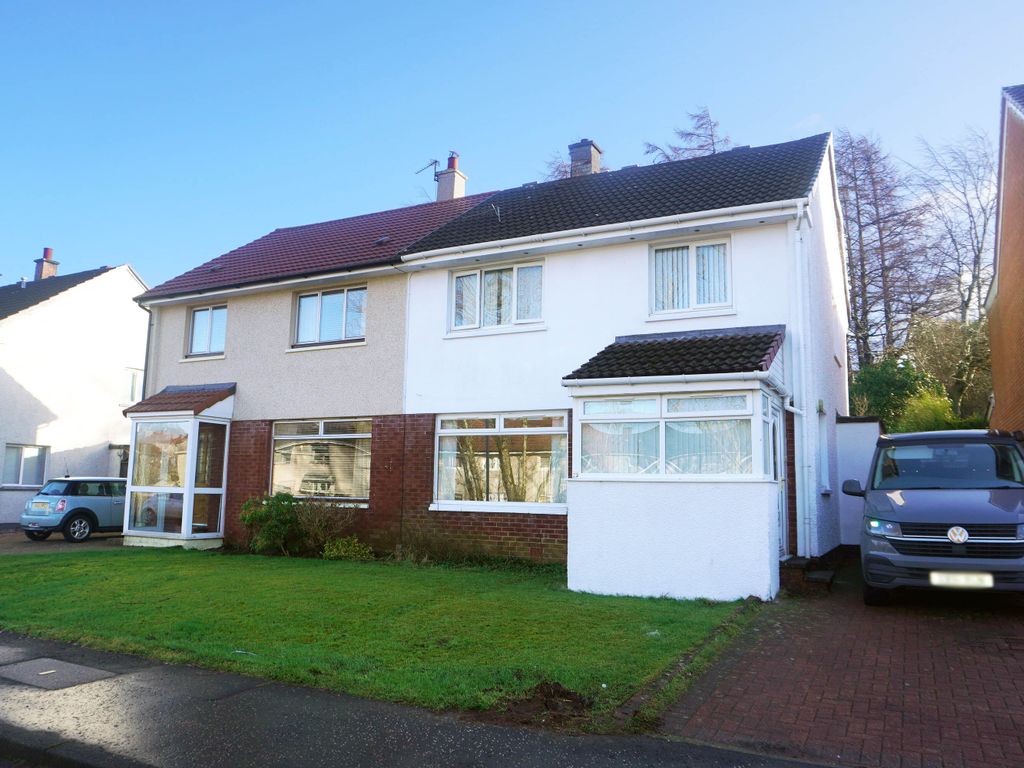 3 bed semidetached house for sale in Somerville Drive, The Murray, East Kilbride G75, £160,000