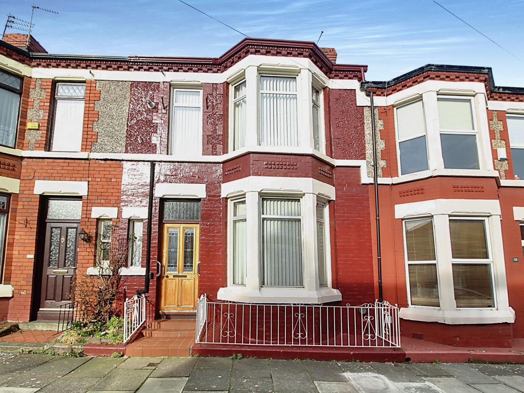 3 bed terraced house for sale in Loreburn Road, Liverpool L15, £220,000