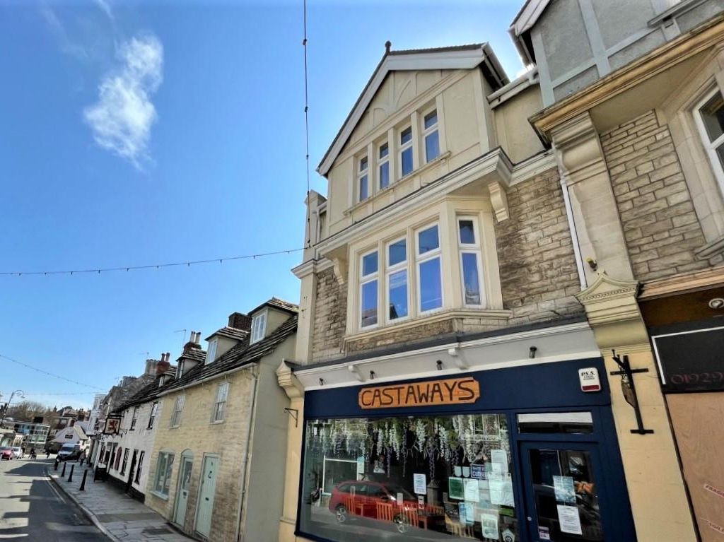 1 bed flat for sale in Arcade Terrace, High Street, Swanage BH19, £