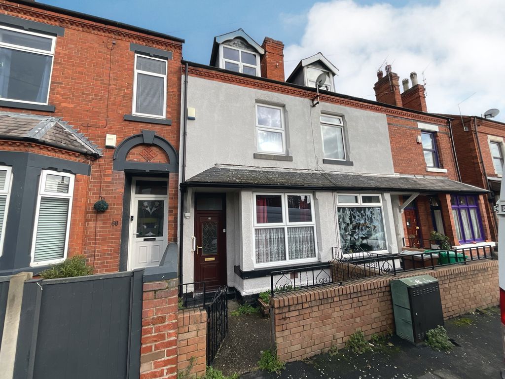 2 bed terraced house for sale in Wilton Street, Nottingham NG6, £