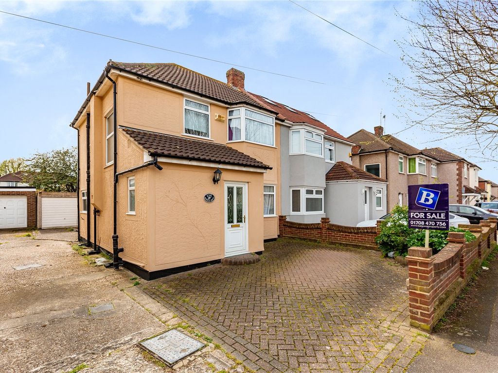 3 bed semidetached house for sale in Warren Drive, Hornchurch RM12, £