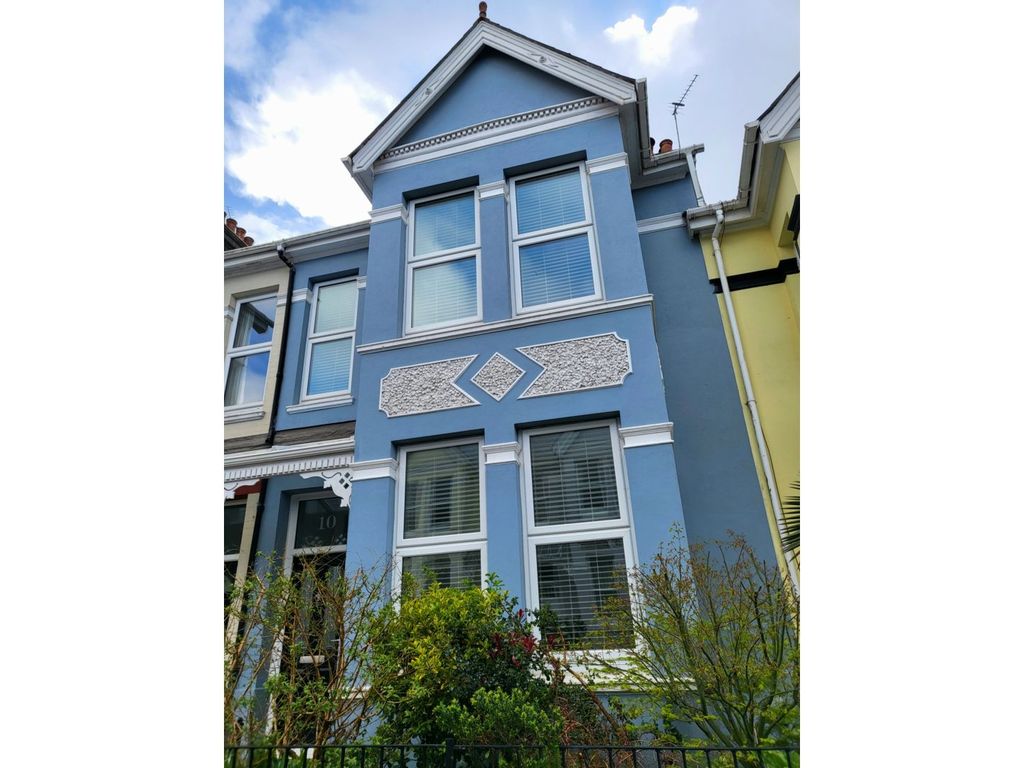 3 bed terraced house for sale in Wembury Park Road, Plymouth PL3, £