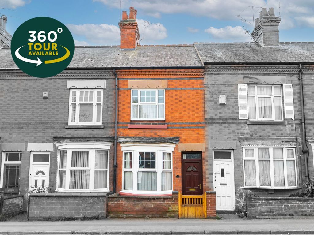 2 bed terraced house for sale in London Road, Oadby, Leicester LE2, £