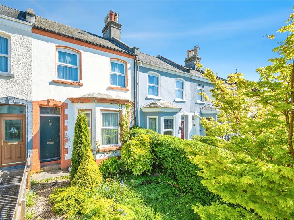 3 bed terraced house for sale in Stuart Road, Plymouth PL1, £135,000