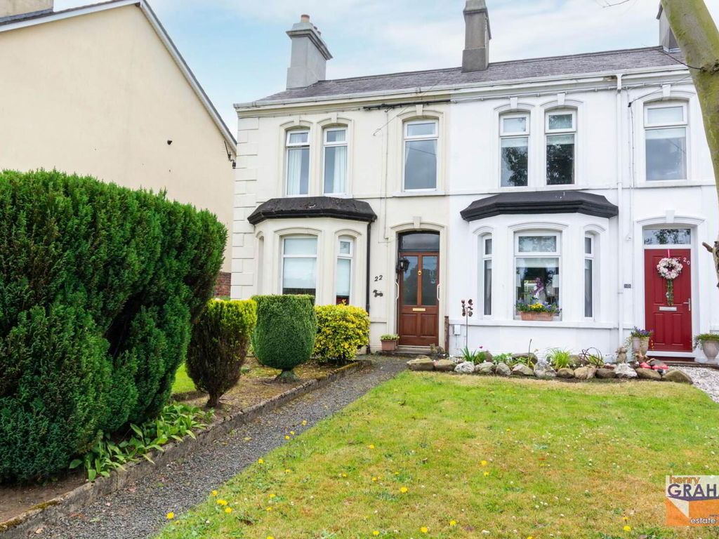 3 bed semidetached house for sale in Saintfield Road, Lisburn BT27, £