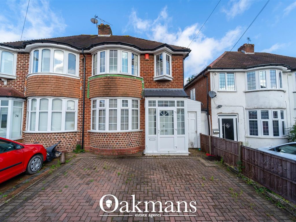 3 bed semidetached house for sale in Durley Dean Road, Selly Oak