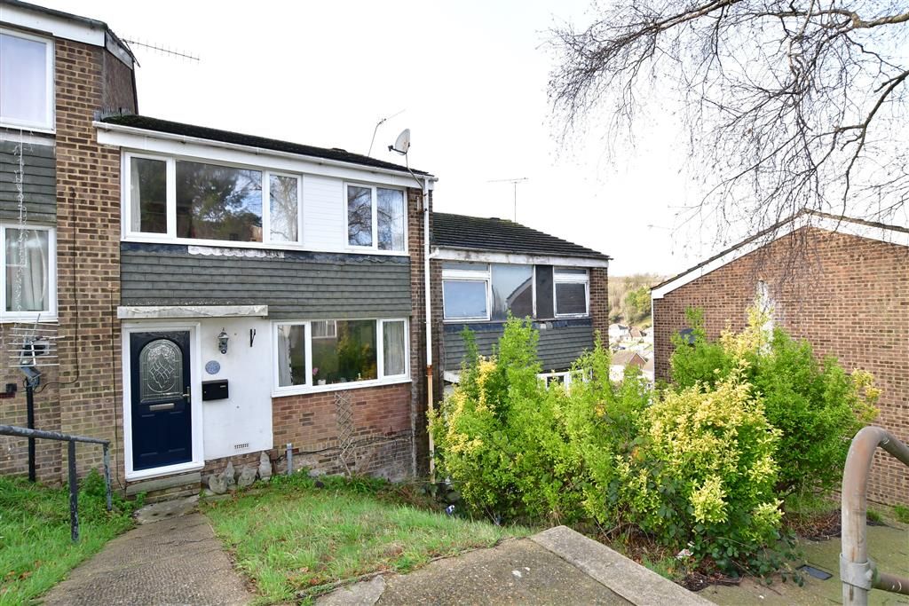 3 bed end terrace house for sale in Sundridge Drive, Walderslade, Chatham, Kent ME5, £230,000