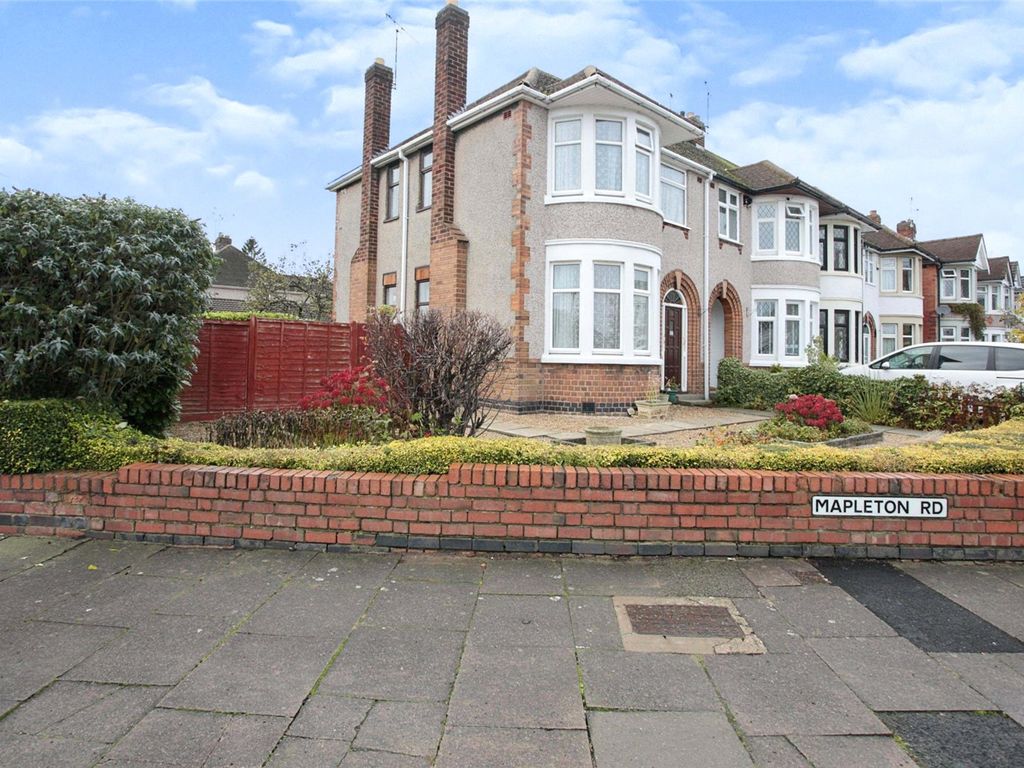 3 bed end terrace house for sale in Mapleton Road, Coventry, West