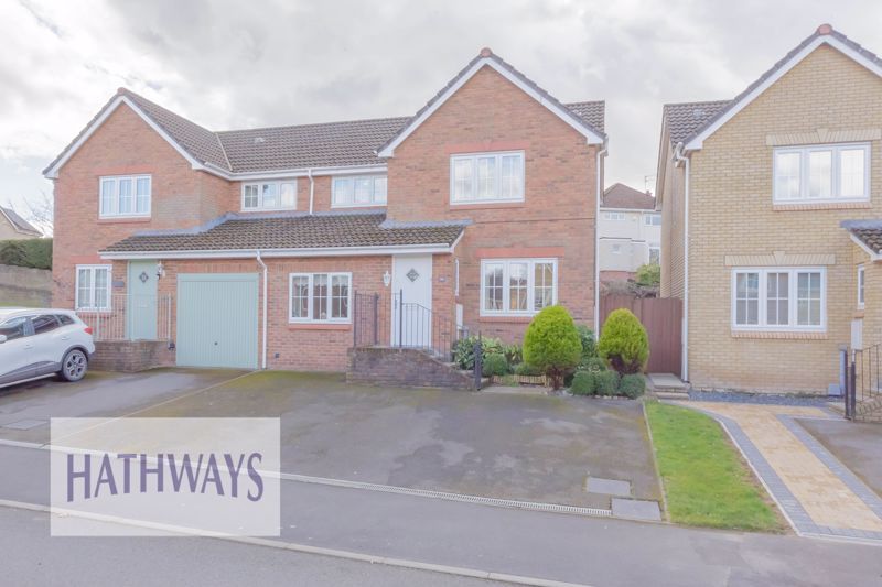 3 bed semidetached house for sale in Llantarnam, Cwmbran NP44, £