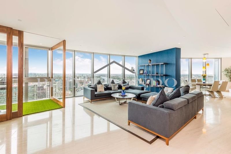 3 bed flat to rent in The Tower, One St Wharf, Vauxhall SW8 Zoopla