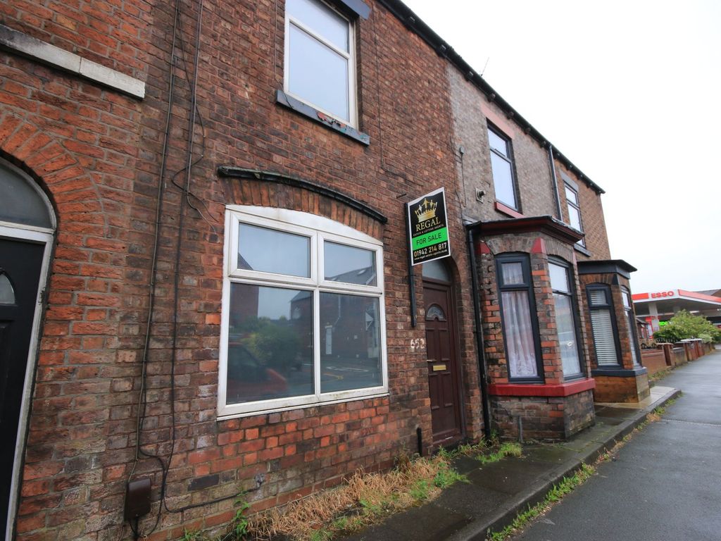 2 bed terraced house for sale in Ormskirk Road, Pemberton, Wigan WN5, £