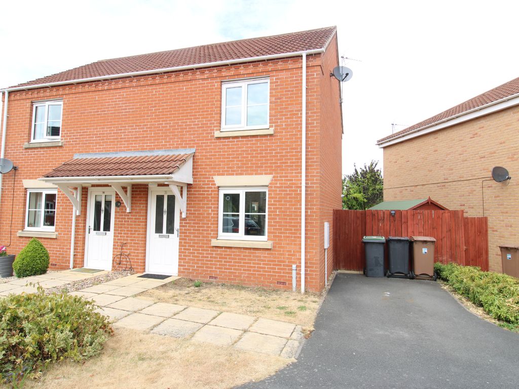2 bed semidetached house for sale in Post Mill Close, North Hykeham