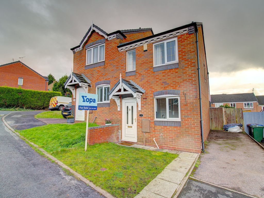 2 bed semidetached house for sale in Mill Crescent, Cannock WS11, £