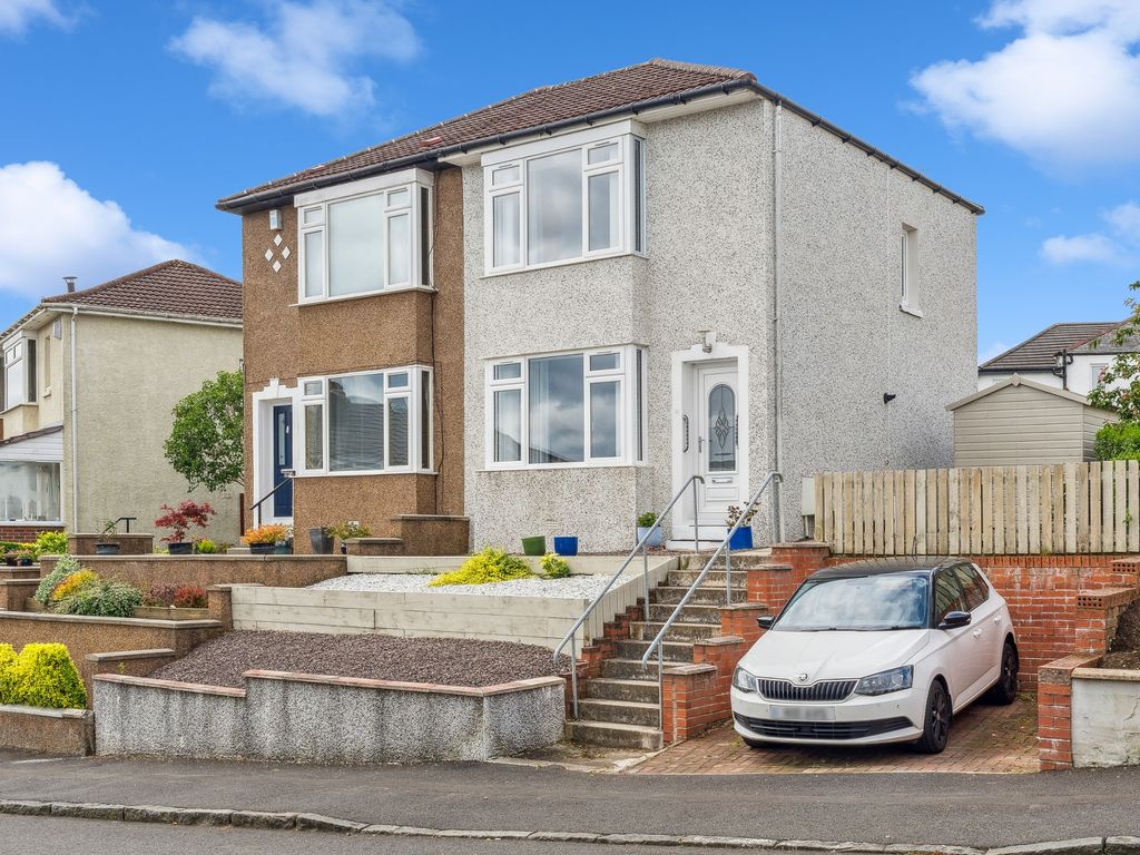 2 bed semidetached house for sale in The Oval, Stamperland, East