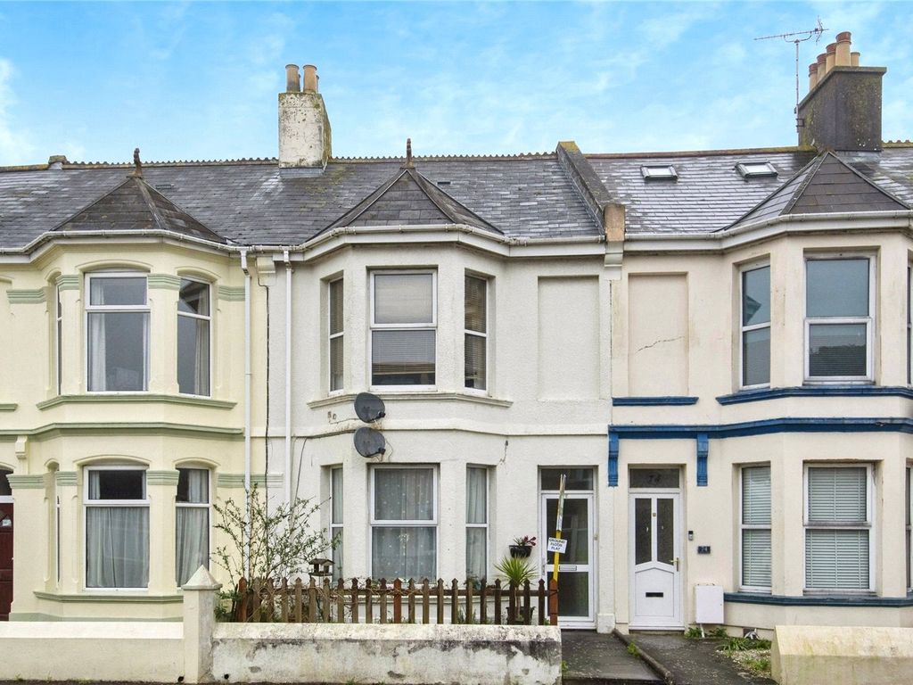 1 bed terraced house for sale in Antony Road, Torpoint, Cornwall PL11