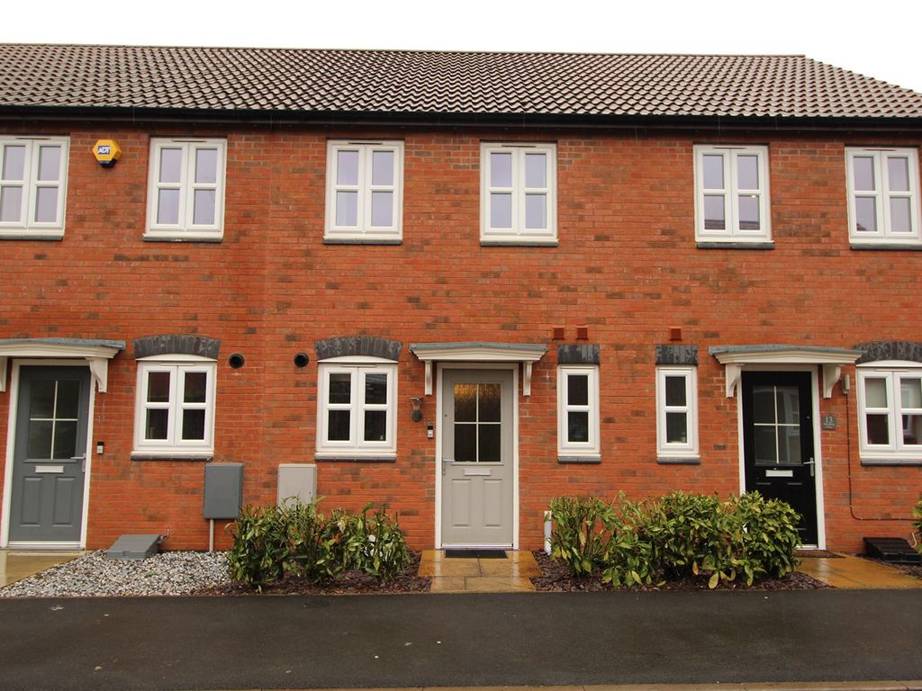 2 bed terraced house for sale in Woodbrig Close, Lutterworth LE17, £