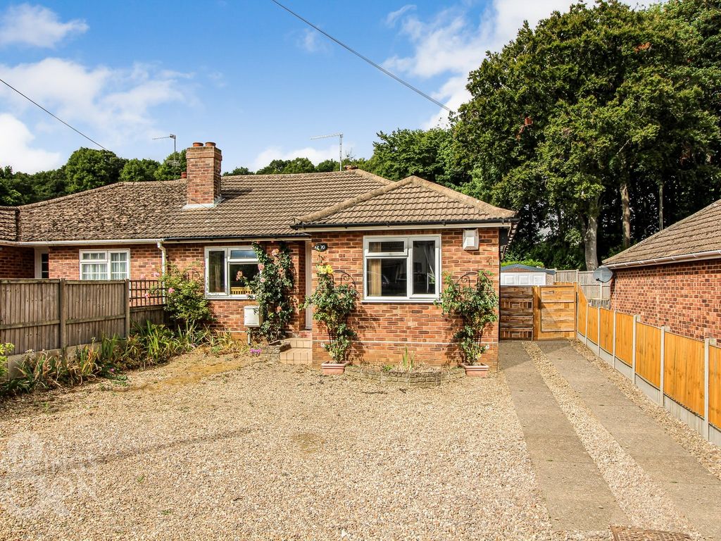 2 bed semidetached bungalow for sale in Longwater Lane, Costessey