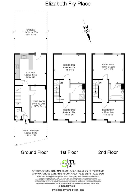 4 bed terraced house to rent in Elizabeth Fry Place, Woolwich SE18, £