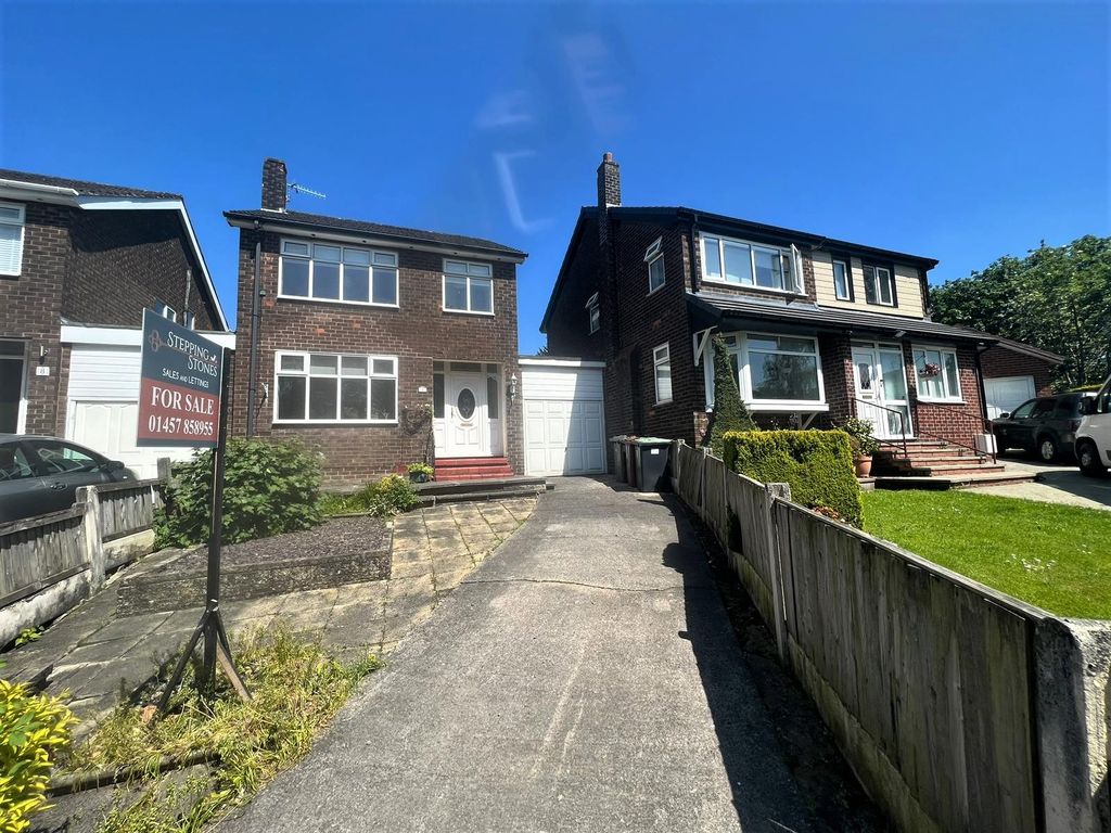 3 bed linkdetached house for sale in Hawthorn Bank, Hadfield, Glossop SK13 Zoopla