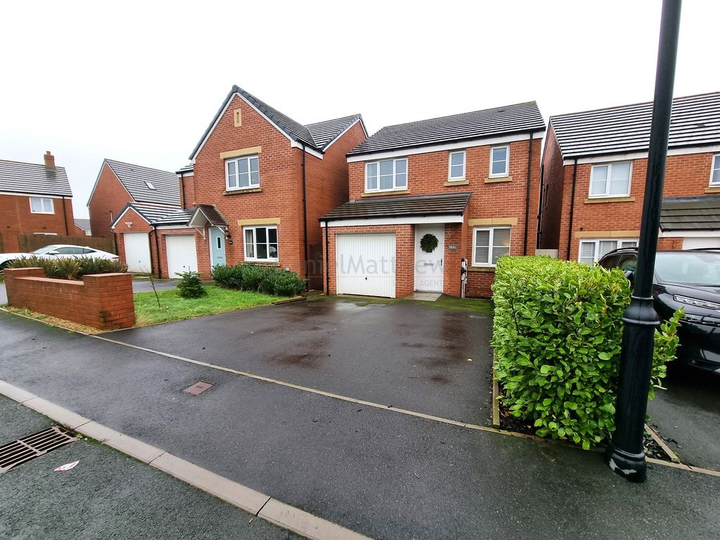 3 bed detached house for sale in Ffordd Y Robin Goch, Coity, Bridgend