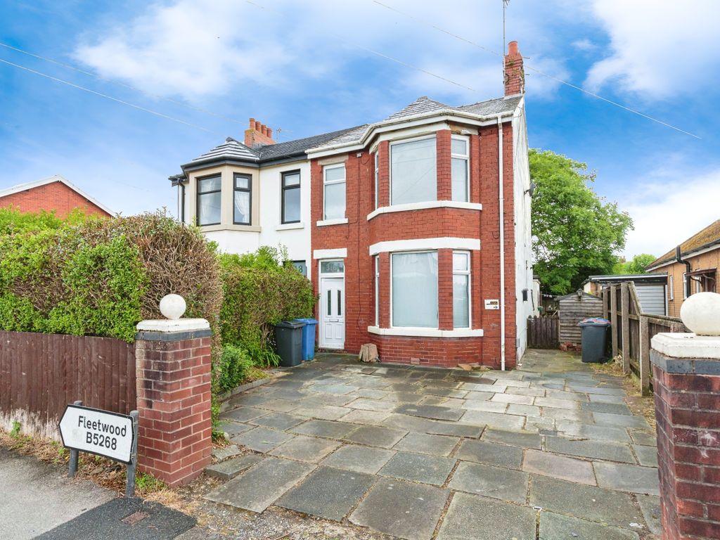 3 bed semidetached house for sale in Fleetwood Road North, ThorntonCleveleys, Lancashire FY5