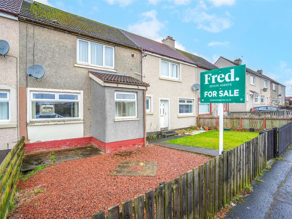 2 bed terraced house for sale in Hospital Road, Wishaw ML2, £75,000