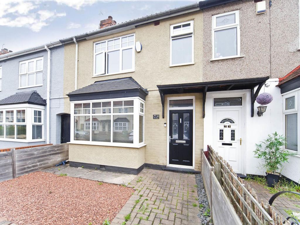 3 bed terraced house for sale in Ashgrove Avenue, Hartlepool TS25, £
