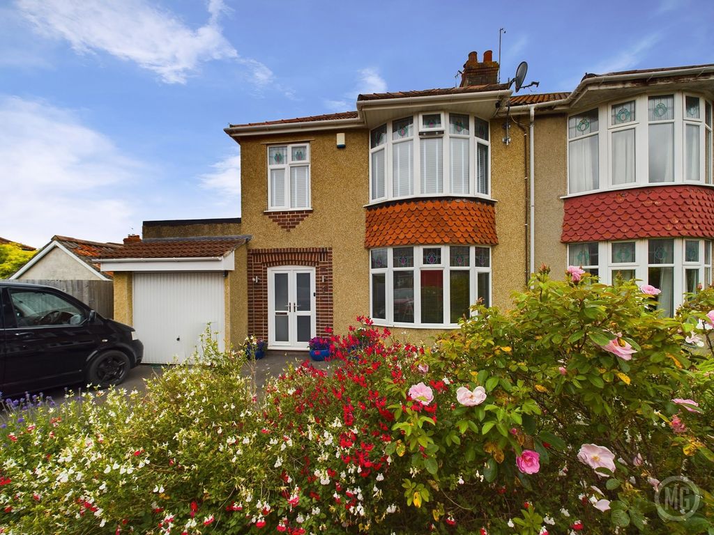 3 bed semidetached house for sale in Kinsale Road, Bristol BS14, £